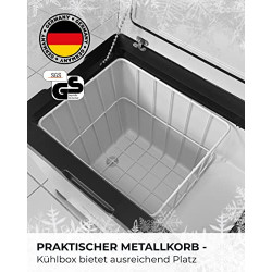 PLUG IN FESTIVALS - elektrische Kühlbox - Kompressor Gefrierbox bis -20 Grad - Kühlbox Auto - Camping Kühlschrank - Powerstat