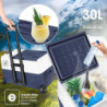 KESSER® Kompressor Kühlbox elektrisch Gefrierbox, 30 Liter Mit APP-Steuerung USB-Anschluss 12/24 V 230V, +Teleskopstange, 2x 