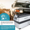 EUHOMY 12V Kompressor Kühlbox 45L, Kühlbox Auto Kompressor mit APP Gesteuert, 12V/240V Kühlschrank -20 ℃ bis 20 ℃, tragbarer 