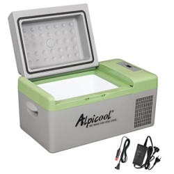 Alpicool Y20T 20L Kühlbox 12v Mini Kühlschrank Elektrische Kompressor Auto kühlschrank Camping Gefrierbox Klein Tragbare für 