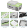 Alpicool Y20T 20L Kühlbox 12v Mini Kühlschrank Elektrische Kompressor Auto kühlschrank Camping Gefrierbox Klein Tragbare für 