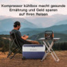 AAOBOSI Kompressor Kühlbox 50 L, Kühlbox Auto Mit WiFi-APP-Steuerung, 12/24 V und 100-240 V Kühlbox Elektrisch, bis -20 °C fü