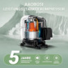 AAOBOSI Kompressor Kühlbox 24L, Kühlbox Auto -20°C bis 20°C, 12/24V DC 100-240 VC Kühlbox Elektrisch für Auto, LKW, Boot, Rei