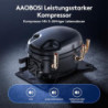 AAOBOSI Kompressor Kühlbox 38L, Kühlbox Auto -20°C bis 20°C, Robuste Kühlbox 12V 230V für Autos, Lastwagen, Boote, Wohnmobile