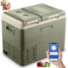 AAOBOSI Kompressor Kühlbox 25L, Kompressor Kühlbox Dual Zone, Kühlbox Auto -20°C bis 20°C, Kühlbox Elektrisch für Autos, Lkw,