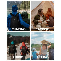 WATERFLY Wanderrucksack 30L Trekkingrucksack Reiserucksack: Wasserdicht Wandern Rucksack Trekking Outdoor Hiking Daypack Back
