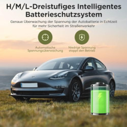 AAOBOSI Kompressor Kühlbox 25L, Kompressor Kühlbox Dual Zone, Kühlbox Auto -20°C bis 20°C, Kühlbox Elektrisch für Autos, Lkw,