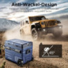 AAOBOSI Kompressor Kühlbox 45L,Auto Kühlbox Mit USB-Anschluss,Zwei Zonen und Doppeltüren,Elektrische Kühlbox bis -20 °C für A