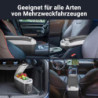 AAOBOSI Kompressor Kühlbox 15 Liter, Kühlbox Auto -15℃~20℃, Kühlbox Elektrisch 12/24V für Auto, Lkw, Boot, Reisemobil und Ste
