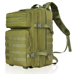 OUUTMEE Militärischer taktischer Rucksack, große Kapazität, Army Assault Militär Rucksack, Tagesrucksack, 35L,Verde
