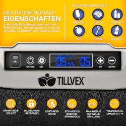 tillvex® Kompressor Kühlbox elektrisch 40-60 Liter | Elektrische Gefrierbox WIFI-APP-Steuerung 12/24 V 230V | Kühlschrank bis