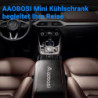 AAOBOSI Kompressor Kühlbox, Kühlbox Auto 15 Liter  -15℃~20℃ , APP-Steuerung, Kühlbox Elektrisch 12/24V für Auto, Lkw, Boot, R
