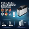 AAOBOSI Kompressor Kühlbox, Kühlbox Auto 15 Liter  -15℃~20℃ , APP-Steuerung, Kühlbox Elektrisch 12/24V für Auto, Lkw, Boot, R