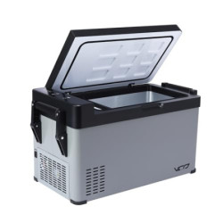 CLEESINK 38L Kompressor kühlbox auto elektrische kühlbox tragbare Camping Kühlschrank mit Griff 12V 240V Mini Kühlschrank für