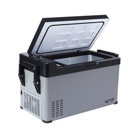 CLEESINK 38L Kompressor kühlbox auto elektrische kühlbox tragbare Camping Kühlschrank mit Griff 12V 240V Mini Kühlschrank für