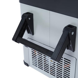 CLEESINK 38L Kompressor kühlbox auto elektrische kühlbox tragbare Camping Kühlschrank mit Griff 12V 240V Mini Kühlschrank für