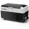 WOLTU Kompressor Kühlbox Auto 30L, 12V 230V Elektrische Camping Kühlbox Groß mit Gefrierfach, Dual Zone Kühlschrank mit USB, 