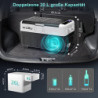 WOLTU Kompressor Kühlbox Auto 30L, 12V 230V Elektrische Camping Kühlbox Groß mit Gefrierfach, Dual Zone Kühlschrank mit USB, 