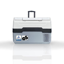 RGBer® Auto Kühlbox, Kompressor Kühlbox 30 Liter, 2in1 Doppelzone Kühl- & Gefrierfach, 12/24 V 230V Kühlung bis -20 °C für Au