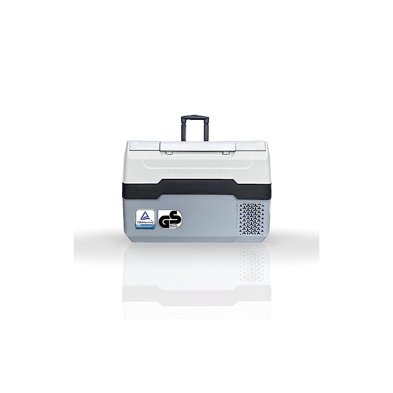 RGBer® Auto Kühlbox, Kompressor Kühlbox 30 Liter, 2in1 Doppelzone Kühl- & Gefrierfach, 12/24 V 230V Kühlung bis -20 °C für Au RGBer® Auto Kühlbox, Kompressor Kühlbox 30 Liter, 2in1 Doppelzone Kühl- & Gefrierfach, 12/24 V 230V Kühlung bis -20 °C für Au