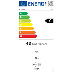 AAOBOSI Kompressor Kühlbox 25 Liter, Kühlbox 12V 230V, kühlbox elektrisch für Getränke und Essen, 12/24V Kühlbox für Auto, Lk