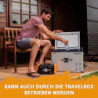 CROSS TOOLS elektrische Kühlbox - Kompressor Gefrierbox 37 Liter  Kühlleistung bis -20° C, Für Camping, Auto, Van, Boote, tra