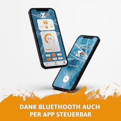 CROSS TOOLS elektrische Kühlbox - Kompressor Gefrierbox 37 Liter  Kühlleistung bis -20° C, Für Camping, Auto, Van, Boote, tra