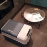 Mobicool MCF60, elektrische Kompressor-Kühlbox, 58 l, 12/24/230 V, Mini-Kühlschrank für Auto, LKW, Boot, Reisemobil und Steck