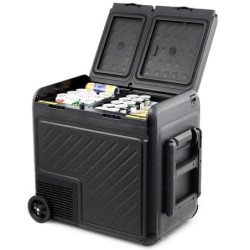 DARTMOOR Kühlbox Auto Camping Kompressor Kühlbox Elektrisch 12/24V 230V Auto Kühlschrank Zwei-Zonen-Temperaturregelung Reisek