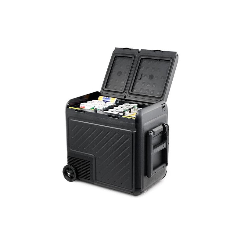 DARTMOOR Kühlbox Auto Camping Kompressor Kühlbox Elektrisch 12/24V 230V Auto Kühlschrank Zwei-Zonen-Temperaturregelung Reisek DARTMOOR Kühlbox Auto Camping Kompressor Kühlbox Elektrisch 12/24V 230V Auto Kühlschrank Zwei-Zonen-Temperaturregelung Reisek