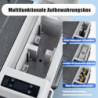 AAOBOSI Kompressor Kühlbox 34L, Dual Zone Kühlbox Kompressor 12/24V und 230V, Kühlbox Elektrisch bis -22℃ für Garagen, Auto, 