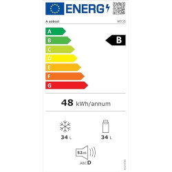 AAOBOSI Kompressor Kühlbox 34L, Dual Zone Kühlbox Kompressor 12/24V und 230V, Kühlbox Elektrisch bis -22℃ für Garagen, Auto, 