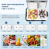WOLTU Kompressor Kühlbox elektrisch, 30 L Dual Zone, -20 ℃ bis 20 ℃, mit App-Steuerung USB-Anschluss, Gefrierbox 12 V/24 V, M