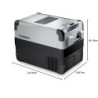 DOMETIC CFX 40 Kompressor-Kühlbox, 38 Liter, 12/24 V und 230 V für Auto, Lkw, Boot, Wohnmobil und Steckdose, mit USB Anschlus