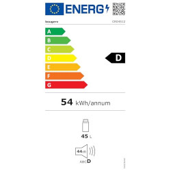 BougeRV Kompressor Kühlbox CRD 45L 12V/24V 230V Doppeltür Doppelzone, Auto Kühlbox Tragbarer Auto Kühlschrank Elektrisch mit 