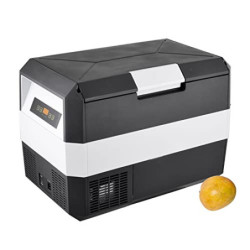 Prime Tech Kompressor-Kühlbox Eco-Line 25/30 Liter, bis -22 Grad, 12/24/230 V für Steckdose, Auto, LKW, PKW, Boot, Reisemobil