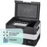 Prime Tech Kompressor-Kühlbox Eco-Line 25/30 Liter, bis -22 Grad, 12/24/230 V für Steckdose, Auto, LKW, PKW, Boot, Reisemobil