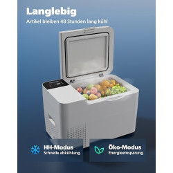 PHILIPS TB5301G 12-Volt-Kühlschrank, 25-Liter-Auto kühlschrank, 12/24-V-DC-Auto elektrische kühlschrank, Kompressor Kühlbox f