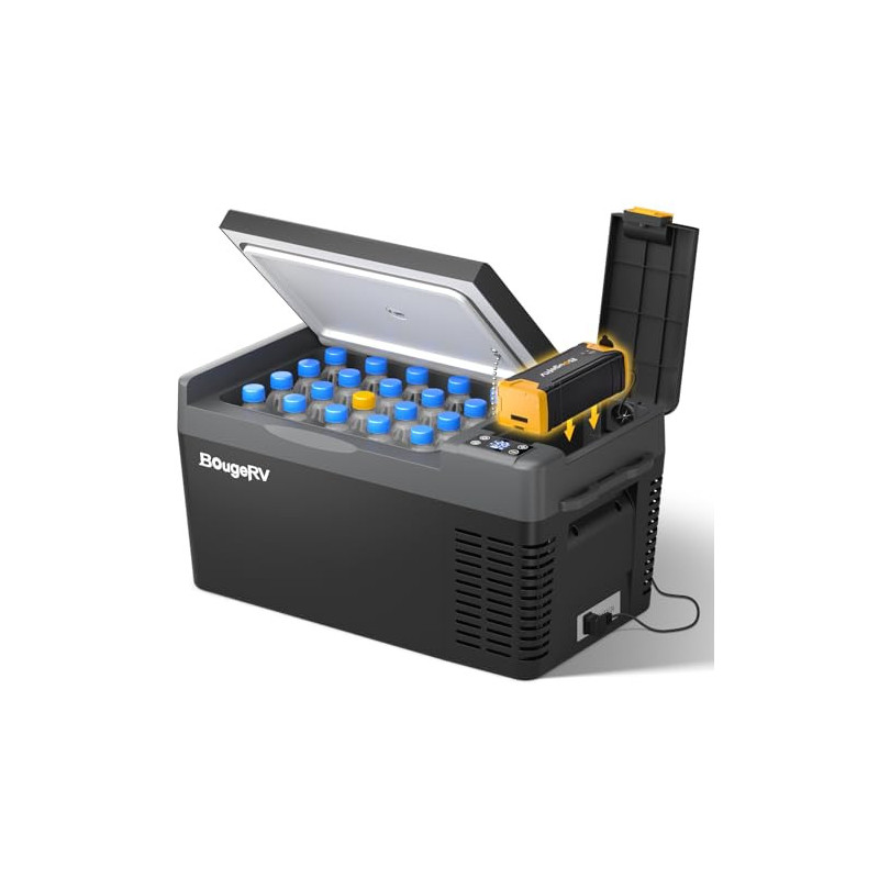 BougeRV CRPRO 20 Liter 12V/24V Kompressor Kühlbox Schwarz und 220Wh tragbare Powerstation für CRPRO Kühlbox BougeRV CRPRO 20 Liter 12V/24V Kompressor Kühlbox Schwarz und 220Wh tragbare Powerstation für CRPRO Kühlbox
