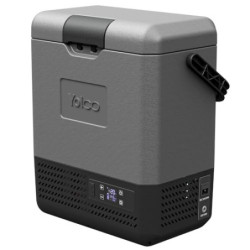 Yolco ET8 Carbon Kühlbox Kühlschrank Gefrierbox Mini tragbare Elektrische Kühlbox mit Kompressor 12/24V DC für Auto, LKW, Boo