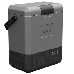 Yolco ET8 Carbon Kühlbox Kühlschrank Gefrierbox Mini tragbare Elektrische Kühlbox mit Kompressor 12/24V DC für Auto, LKW, Boo