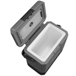 Yolco ET8 Carbon Kühlbox Kühlschrank Gefrierbox Mini tragbare Elektrische Kühlbox mit Kompressor 12/24V DC für Auto, LKW, Boo
