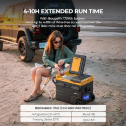 BougeRV 173Wh Akku für CRD/Rocky Auto Kühlbox 12v 230v Batterie Netzteil für Tragbare Kompressor Kühlbox BougeRV, Bodega, Alp