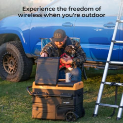 BougeRV 173Wh Akku für CRD/Rocky Auto Kühlbox 12v 230v Batterie Netzteil für Tragbare Kompressor Kühlbox BougeRV, Bodega, Alp