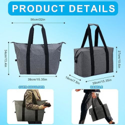 Fhioevt Kühltasche Faltbar 20L Kühltasche Gross Picknicktasche Kühltaschen,Thermotasche mit Lsolierung Faltbar, Soliertasche 