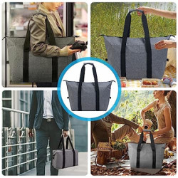 Fhioevt Kühltasche Faltbar 20L Kühltasche Gross Picknicktasche Kühltaschen,Thermotasche mit Lsolierung Faltbar, Soliertasche 