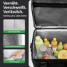 Cottara® Faltbare Kühltasche Gross 30l, auslaufsicher und +12h Kühlung– Kühltasche faltbar groß zum Einkaufen & Picknick – Id