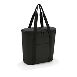 reisenthel thermoshopper in Schwarz – Kühltasche für den Einkauf oder das Picknick mit 2 Trageriemen – Aus wasserabweisendem 
