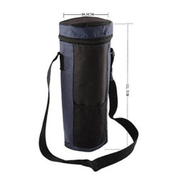 zalati Tragetasche für Flaschen, isoliert, hält kühl, warm, mit Gurt, für Getränke, Reisen, Picknick, Tragetasche, Blau, blau