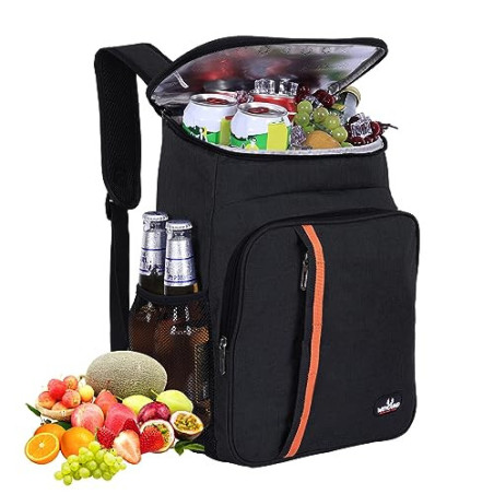 23L Kühlrucksack - Groß Kühltasche Picknickrucksack Wasserdichter Rucksack Ultraleicht Rucksäcke Männer Frauen für Camping, B